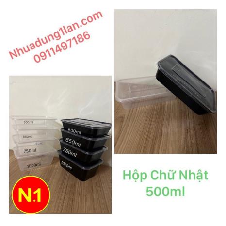 HỘP HT CHỮ NHẬT 500ml